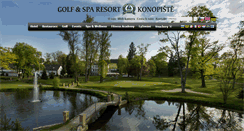 Desktop Screenshot of golf-konopiste.cz
